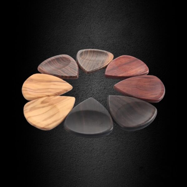 Engraved Wood Guitar Picks