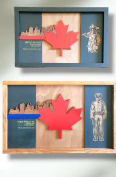 Retirement Plaque for Firefighter or Police