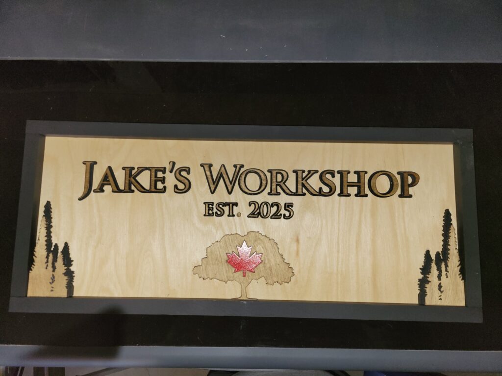Interior custom sign